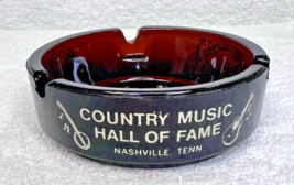 Older Country Music Hall of Fame Nashville Tenn Brown Glass Ashtray 3 5/... - €15,83 EUR