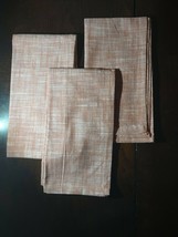 Set Of 3 Pier 1 Napkins Red - $35.52