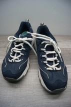 Skechers Women&#39;s Sport D&#39;Lites Life Saver Lace-up Athletic Sneaker Navy Size 9 - £27.40 GBP