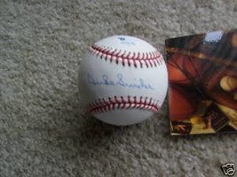 Duke  Snider   Authenticated  Autographed  Baseball    Very  Nice   !! - £47.89 GBP