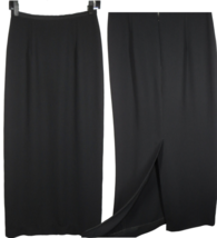 Vintage Limited America Women&#39;s Black Dressy Midi Skirt Size 6 - £31.28 GBP