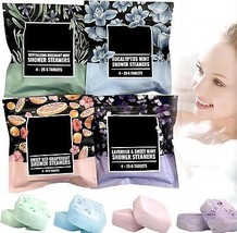 Shower Steamers Aromatherapy Variety Pack of 16 Shower Bombs with Essent... - £33.12 GBP