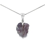 Starborn Muscovite Stone Pendant Necklace (22&quot;) Purple - $207.27 CAD