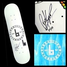 Aaron Kyro Signed Braille White Logo #29 of 100 Skateboard Autograph 7.75&quot; Deck - £101.78 GBP