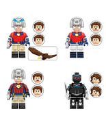 4Pcs Peacemaker Minifigures DC Anti-hero Christopher Smith Vigilante Min... - $350.62 MXN