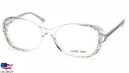 Luxottica Lu 4339 C547 Grey Transparent /OTHER Eyeglasses Frame 53-16-135 B40mm - $48.99