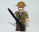 British Ww2 Army Soldier D Machine Gunner Custom Minifigures - $8.12