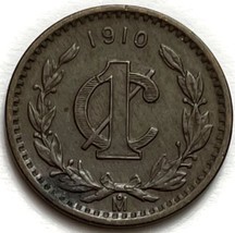 1910 MO Mexico Centavo Coin Mexico City Mint Condition XF/AU - £14.70 GBP