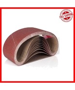 Versatile 4x24 Sanding Belts in 12 Grits – Ideal for Woodworkers &amp; Metal... - $568.83 MXN