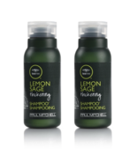 2 Paul Mitchell Tea Tree Thickening Lemon Sage Shampoo Hotel 1 oz Travel... - $9.99