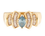 Diamond Women&#39;s Cluster ring 14kt Yellow Gold 354043 - $499.00