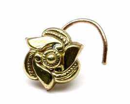 Gypsy Nez Clou ,Ancien Or Finition Bague,Tire-Bouchon Piercing Bague Courbure L - £14.40 GBP