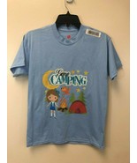Hanes Kids Youth Large Blue Gone Camping T-Shirt, New - $213.97 MXN