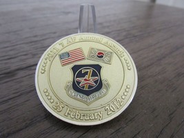 USAF Seventh Air Force 2012 Annual Awards ROK Korea Challenge Coin #119E - £8.64 GBP