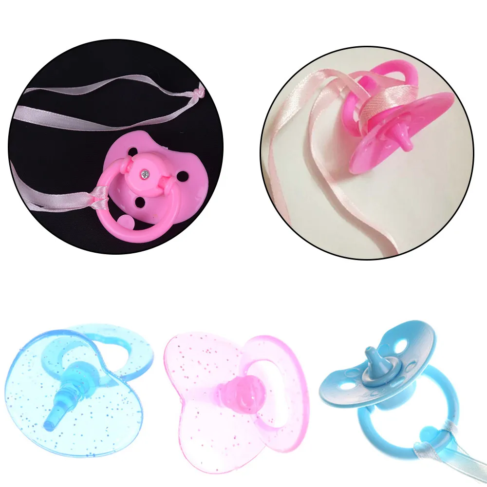 1/2PCS Baby Doll Pacifier Bottle for Nursery Doll House Feeding Feed Medication - £6.90 GBP+
