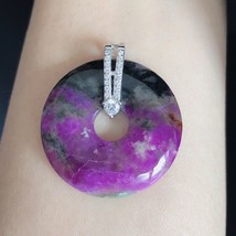 South Africa Sugilite Pendant Donut Harmony Gemstone Collection Certificate - £803.78 GBP