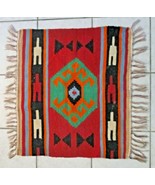 Antique 31&quot; x 28&quot; Turkish Kilim Rug Hand Woven Saddle Blanket - €257,92 EUR