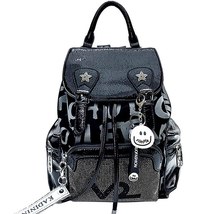Fashion Women Backpack Brand PU Leather Travel Backpack Designer Diamond Shoulde - £63.13 GBP