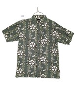 Vtg 90s Maui &amp; Sons Men&#39;s M Green Button Up Tropical Hawaiian Shirt, Run... - €21,68 EUR