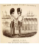 1952 NY Light Guard Music Advertisement Plate Print Currier &amp; Ives DWLL19 - $40.73 CAD