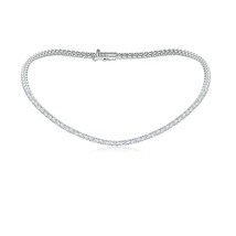 ANGARA Natural Diamond Pendant Necklace in 14K White Gold (G, VS2 | 17.65 Ct) - $43,349.00