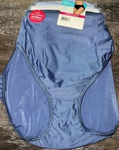 Vanity Fair Radiant Womens Hi-Cut Underwear Panties 3-Pair Nylon Blend (F) ~ 5XL - £18.60 GBP