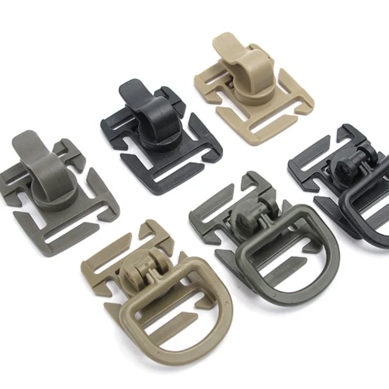 10pcs new HIGH GRADE 1 Pcs Molle Tactical 360 Rotation D Ring Backpack Buckle - £6.44 GBP+