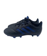 Adidas Goletto VII FG Soccer Cleats Shoes Black Blue Kids Youth Size 1 - $29.69