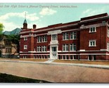 East Side High School Waterloo Iowa IA DB Postcard Y4 - £2.33 GBP