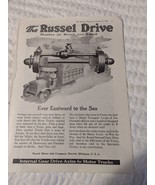 1918 Russell Drive Motor Trucks vintage print Ad - $150.34 MXN