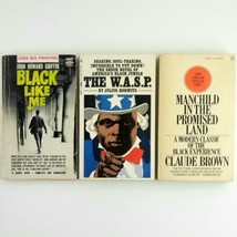 LOT Manchild in the Promised Land Black Like Me The W.A.S.P. Vintage Paperbacks