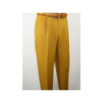 Men 2pc Walking Leisure Suit Short Sleeves By DREAMS 256-27 Solid Mustard image 3