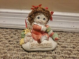 Dreamsicles Figurine First Christmas 1994 Baby Holiday Statue - $91.69 MXN