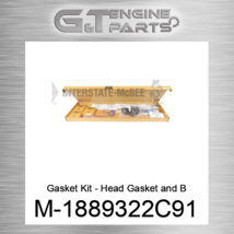 M-1889322C91 GASKET KIT - HEAD GASKET made by INTERSTATE MCBEE (NEW AFTE... - £287.45 GBP