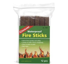COGHLANS WATERPROOF FIRE STICKS With 10 Emergency WaterProof Matches - $13.08