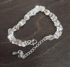 Phoenix Tail Bracelet Sterling Silver 8&quot; Long Simply Beautiful Brand NEW - $9.90