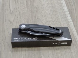 TwoSun Sidewinder TS341 Titanium Framelock Folder D2 Blade  Discontinued - £136.43 GBP