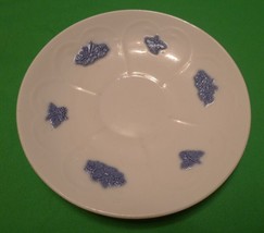 Old Vintage Sweden Gustavsberg Bla Bloom Blue White Grapes saucer desser... - £8.05 GBP