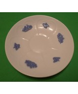 Old Vintage Sweden Gustavsberg Bla Bloom Blue White Grapes saucer desser... - £7.93 GBP