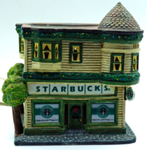 Vintage Department Starbucks Coffee Building Christmas Holiday House 1998 Rare - £119.89 GBP