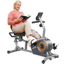 Recumbent Exercise Bike 350Lb Weight Capacity-Recumbent Bikes For Home Use With  - £286.31 GBP