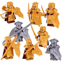 8pcs Lord of the Rings Silvan Elves The Mirkwood Elf Palace Guard Minifigures - £14.33 GBP