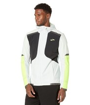 Brooks Men Carbonite Jacket 211353030 Icy Grey/Black/Nightlife Size Large - $108.90