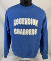 Vintage Chargers Sweatshirt Crewneck 80s 90s Made USA Ascension Blue Mens XL - $29.99