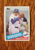 1985 Topps Fernando Valenzuela #440 Los Angeles Dodgers FREE SHIPPING - £1.43 GBP