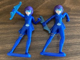 2017 Burger King Mysticons 5&quot; Zarya Moonwolf Kids Meal Toy Action Figures x2 - £2.54 GBP