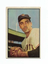1953 Bowman Color Sal Maglie #96 New York Giants Ungraded Vtg Baseball Card - £23.43 GBP