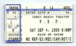 R.E.M. Concierto Ticket Stub Septiembre 4 1999 New York Ciudad - £31.42 GBP