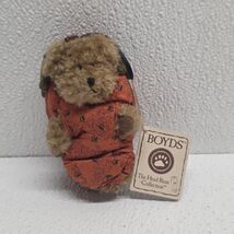 Boyds Bear Lil Punkin The Head Bean Collection W/ Tag 4" Ornament Pumpki... - $14.75