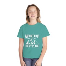 Youth Mountains Are My Happy Place Tee Shirt - £21.01 GBP